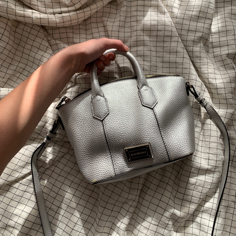 Silver Emporio Armani Handbag Small